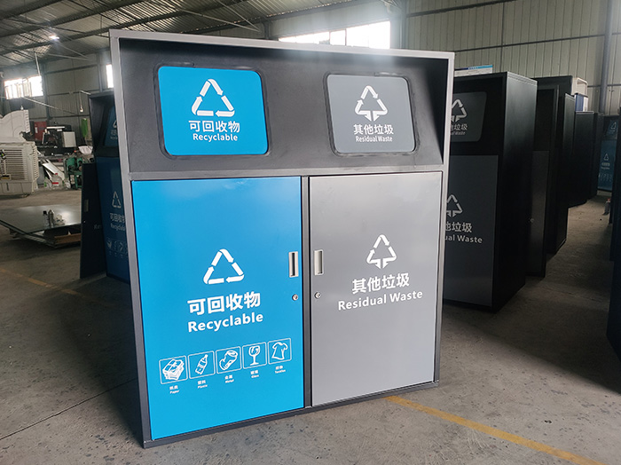 攀枝花道路环卫垃圾桶直销 金属定制果皮箱 价格优惠