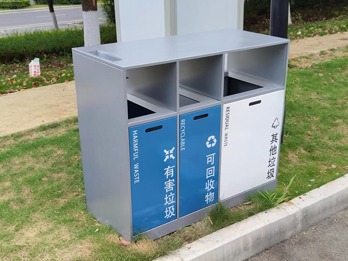 成都锦江区定制分类垃圾桶 小区市政果皮箱 品质保障快速配送