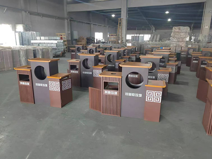 成都锦江区市政户外垃圾桶 景区分类果皮箱 批量采购价格优惠