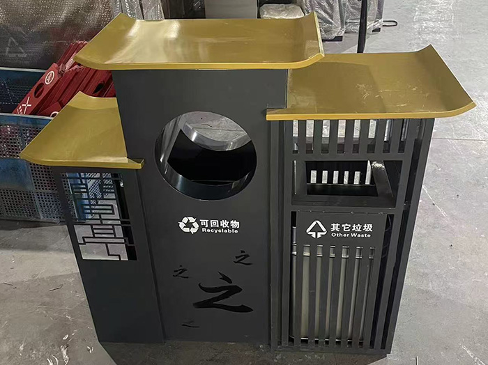 雅安道路环卫垃圾桶直销 景区定制分类垃圾桶 无中间商