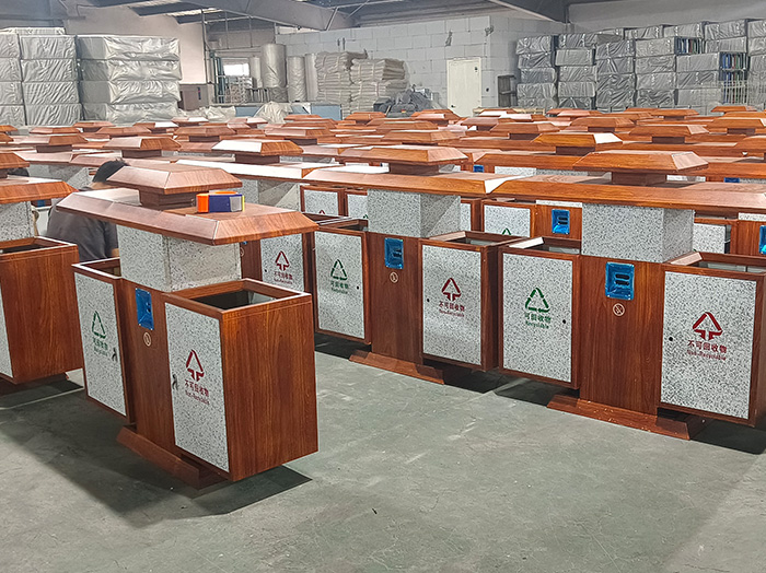 攀枝花定制户外环卫果皮箱 小区道路垃圾桶 批量采购无差价