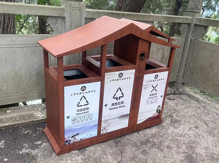 巴中道路户外垃圾桶直销 金属定制环卫垃圾桶 快速配送