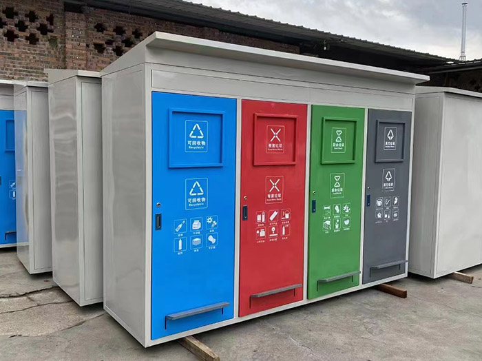 成都郫都区不锈钢分类垃圾桶厂家 市政户外环卫垃圾桶 批量定制